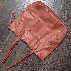 DAY & MOOD Genuine Leather Tote Bag